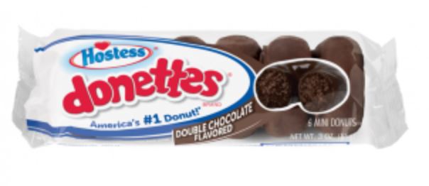 Hostess Double Chocolate Flavoured Donettes, 4oz
