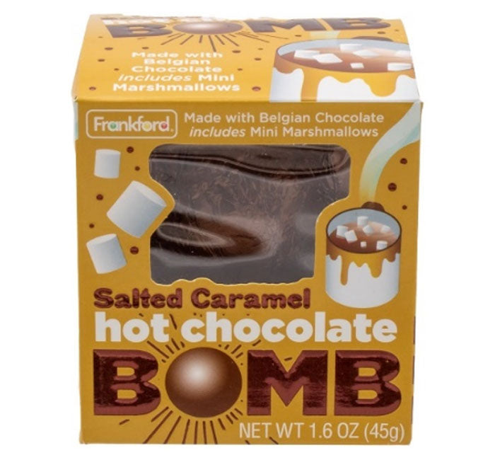 Hot Chocolate Melting Bomb - Salted Caramel
