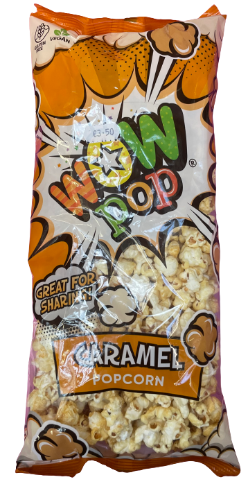 Wow Pop Caramel Popcorn, 200g