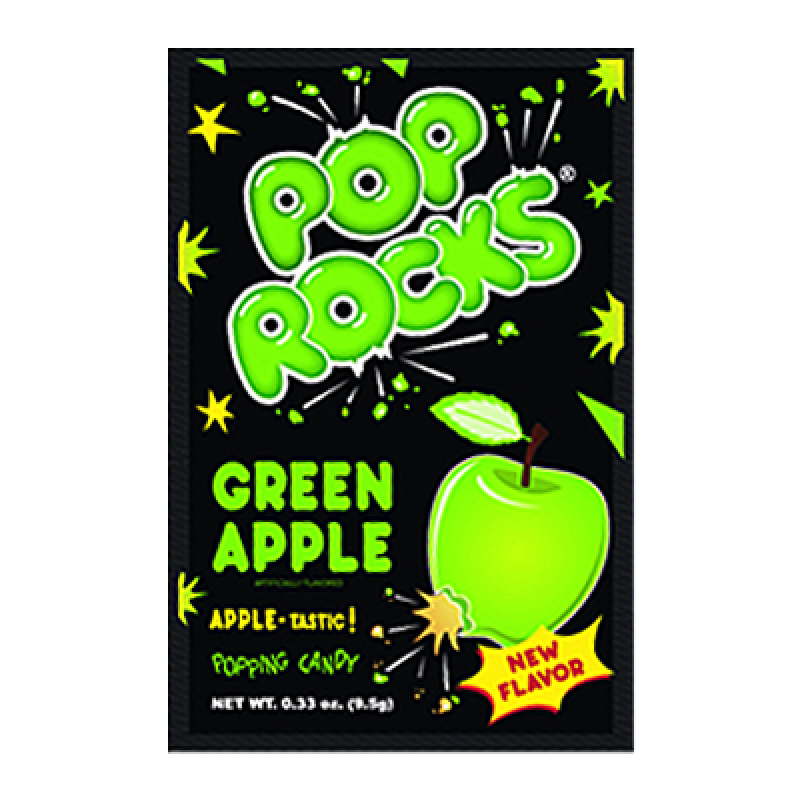 Green apple pop rocks