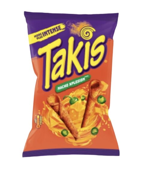 Takis Nacho Explosion 90g Rolled Tortilla Corn Chips