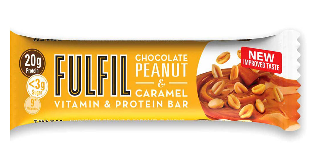 Fulfil Chocolate Peanut & Caramel Protein bar, 55g
