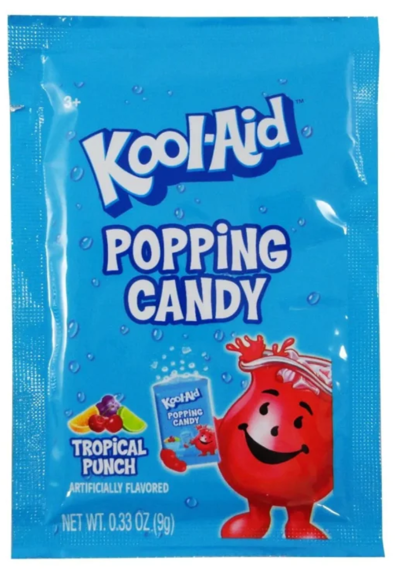Kool-Aid Popping Candy Pouch - Tropical Punch 0.33oz