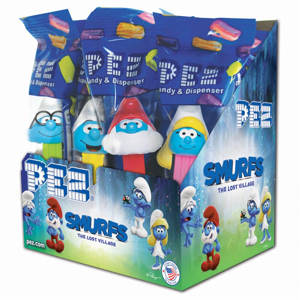 PEZ - Smurfs Candy & Dispenser