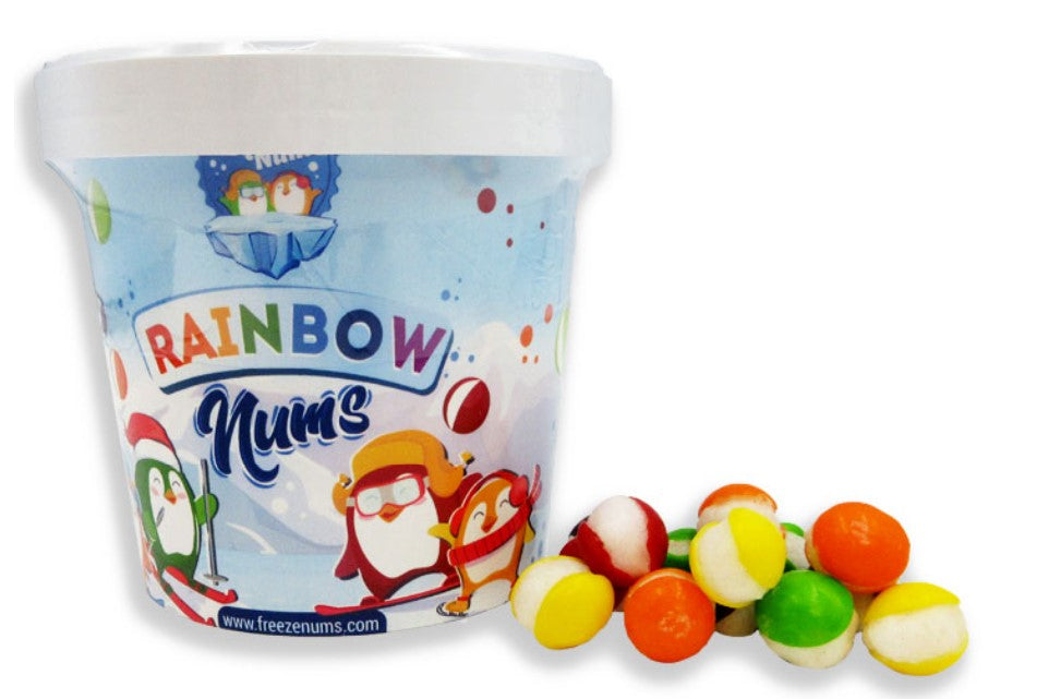 Rainbow Nums Freeze Dried Skittles