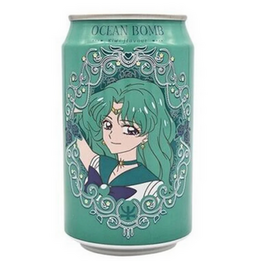 Ocean Bomb Sailor Moon Kiwi Flavour Sparkling Water (330ml)