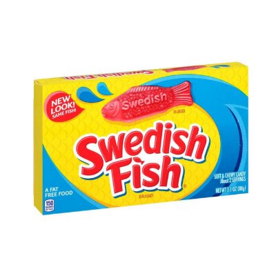 Swedish Fish Original Red Theatre Box, 100g