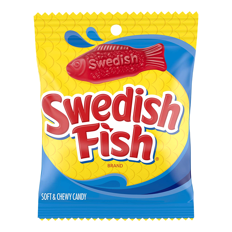 Swedish Fish Peg Bag, 5oz