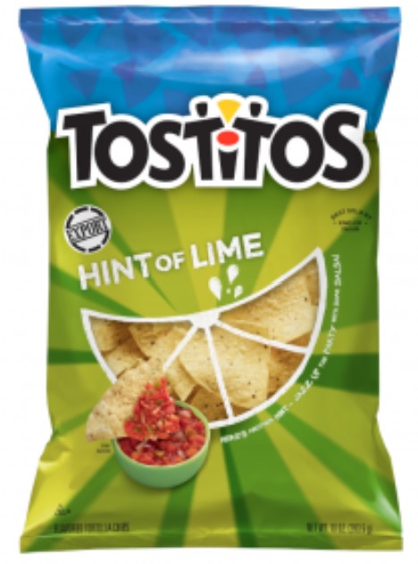 Tostitos Hint of Lime Tortilla Chips 10oz (283g)
