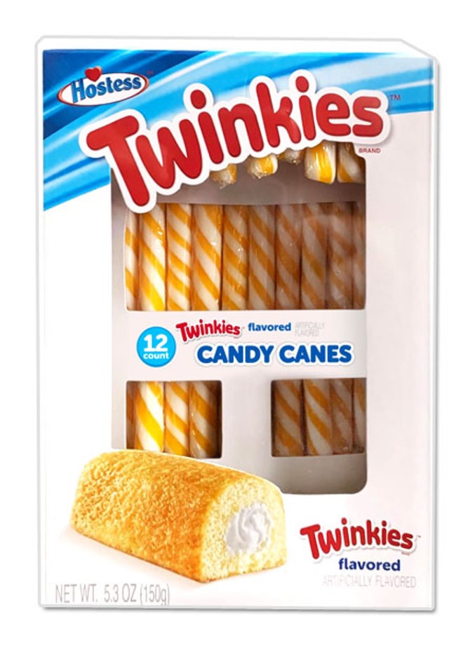 Twinkies Christmas Candy Canes