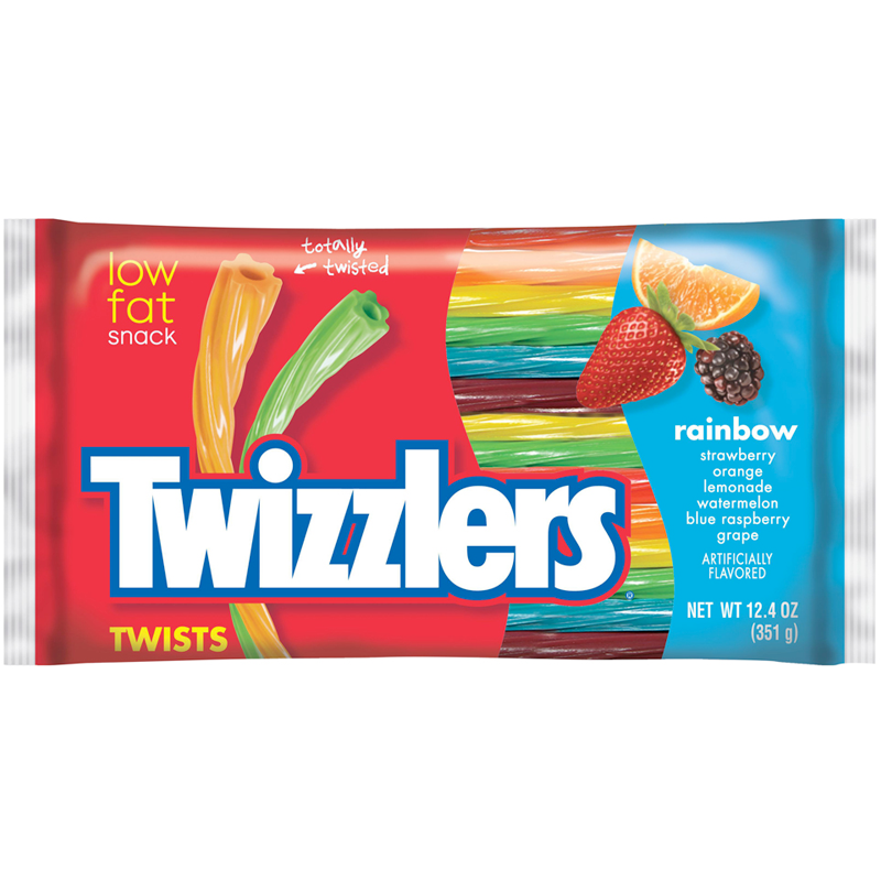 Twizzlers - Rainbow Twists Big Bag 12.4oz