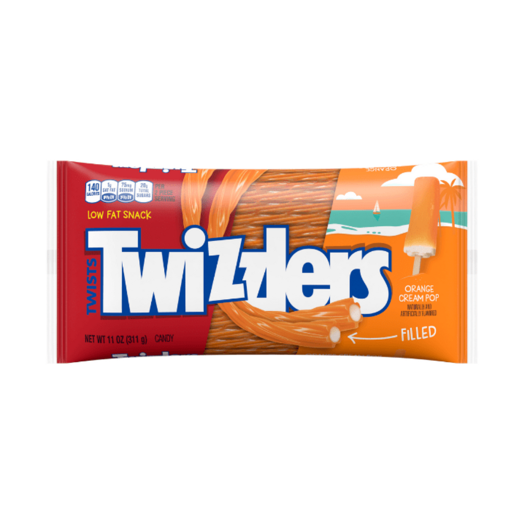 Twizzlers Orange Cream Pop Filled Twists, 311g