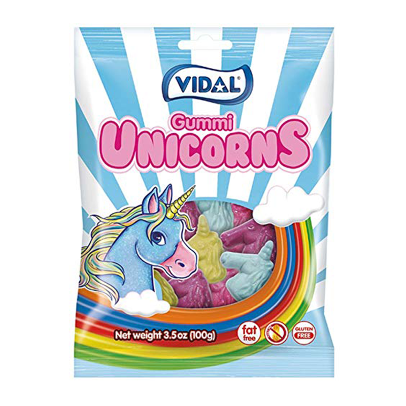 Vidal Unicorns Gummies, 100g