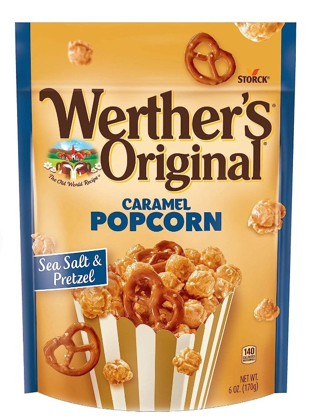 Werther's Sea Salt & Pretzel Caramel Popcorn